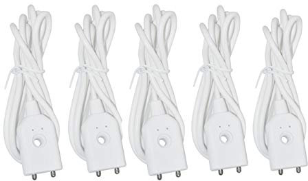 ROYJJ 5 x Wasserleck-Wassermelder für die meisten Wasserlecks, Alarm mit Kabel für Küche, Badezimmer, 1 Meter langes Wassereintauchsensorkabel