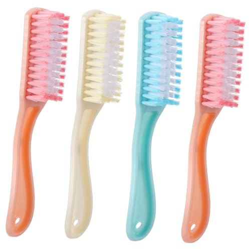 SOIMISS 4pcs Cleaning Brush Long Handle Laundry Brush for Laundry Random Color