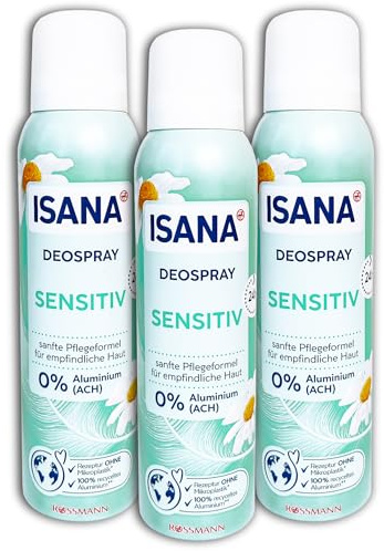 3-pack ISANA Deodorant Deodorant Deodorant Sensorisk 6 x 150 ml