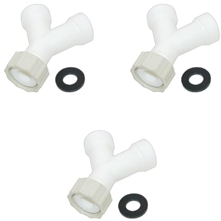 Adaptador De Manguera Drenaje Para Lavavajillas 3/4 Pulgadas Conector Vías Divisor En Forma Y Lavadora/divisor En Forma Y 4 Pulgadas Vía Lavadora