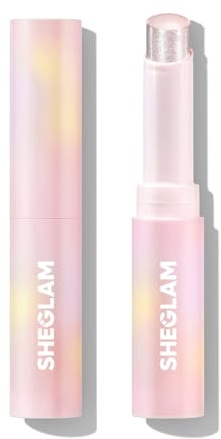 SHEGLAM Kristall Gel Glanz Stick Lidschatten Stick Eyeliner Aufheller Bleistift Wachsmalstift mit Pinsel, leicht zu verblenden langanhaltender schimmernder Lidschatten-Stick-01 Frost Bite