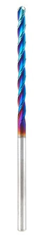 Amana Tool 46295-K CNC Spektra Extreme Tool Life Coated SC 2D and 3D Carving 0.10 Deg Tapered Angle Ball Nose x 1/8 D x 1/16 R x 1-1/2 CH x 1/8 SHK x 3 Inch Long x 3 Flute Router Bit