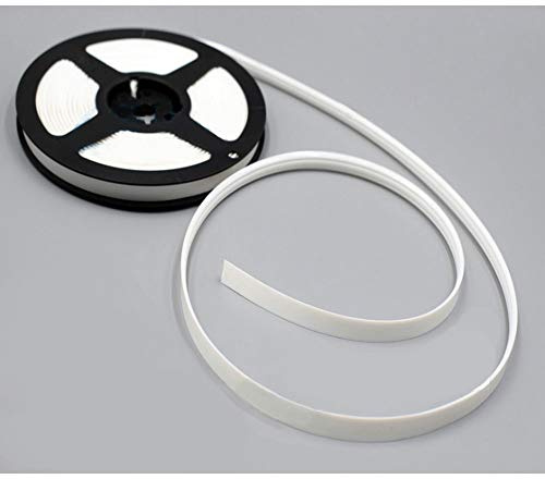 TopHomer Keramik-Fliesen-Klebeband, schimmelresistent, Dichtungsband, dekoratives Klebeband, Aluminiumfolie, Streifen, Kanten, Felgen, weiß, 8mm x 6m