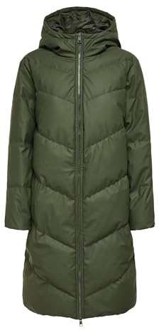 JdY JDYULRIKKA Water Rep Puffa OTW NOOS Abrigo acolchado para mujer, Forest Night, L, Forest Night., L