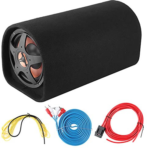 Qiilu Auto-Subwoofer 12V 600W Bass-Lautsprecher Großer Verbrauch Audio-Modifikation-Sound-Verstärker
