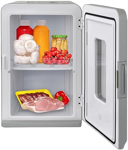 Syntrox Germany Mini Kühlschrank Beemim 15 Liter Warmhaltebox Digital, LCD Display, 15 Liter Fassungsvermögen, Kompakte Größe, Standfüße, Leicht zu reinigen, Niedriges Betriebsgeräusch