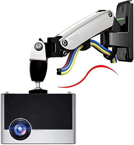 MaiBuL LNNW Projector Mount Projector Bracket Wall Mount Projector Bracket With Adjustable Height And Arms For Office Home Stage Or Studio