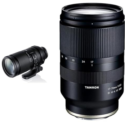 Tamron A057 150-500mm F/5-6.7 Di III VC VXD, Objektiv für Sony E-Mount & 17-70mm F/2.8 Di III-A VC RXD Zoom-Objektiv für spiegellose APS-C-Systemkameras - für Sony E-Mount