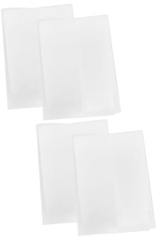 HOODANCOS 4stücke Buchschutzfolie Transparent Scrapbook Schutzumschläge Reißfest Für Schulbücher Und Notizbücher Installieren