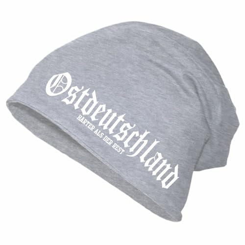Spaß Kostet Männer Long Beanie Ostdeutschland Härter als der Rest altdeutsche Schrift DDR