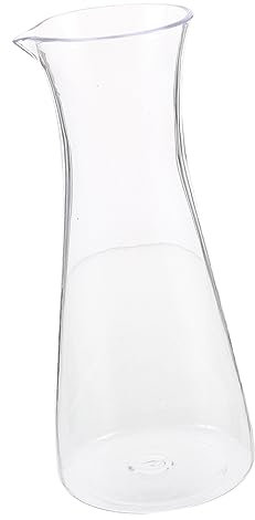 Alipis Carafe Acrílico Transparente Para Vino Tinto Jarra Reutilizable Para Fiestas y Banquetes Diseño Seguro y Fácil De Limpiar