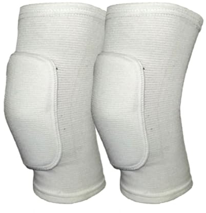 xingjieyun Anti slip sponge,soft and breathable men's,women's,girls',and children's knee pads suitable for sports scenes such as volleyball,dance,yoga,wrestling,running,cycling,etc (White, S)
