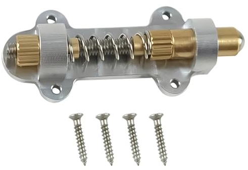 Puente de trémolo de una sola palanca para guitarra eléctrica con cuerpo principal de latón y base de aleación de zinc, estructura compacta, sistema de trémolo estable, incluye accesorios de montaje