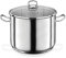 GSW Grande marmite Professionnelle – Grand Pot XXL pour Soupe, pâtes et ragoût, idéale pour Les familles et la gastronomie – Acier Inoxydable, 28 cm, 15 litres