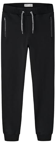 NAME IT Nkmhonk BRU Swe Pant Noos Pantalones, Negro (Black), 158 para Niños