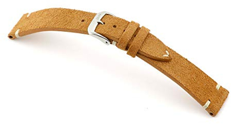 RIOS1931 Hudson Uhrenarmband Wildleder Handarbeit Made in Germany Klassisch