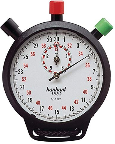 HANHART Stoppuhr Amigo, 1/10 Sek. 15 Min, mechanisch