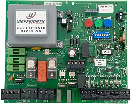 AUTOMATISMO CANCELLO 2 ANTE SCHEDA DI COMANDO PER 2 PISTONI 220V 230V CENTRALE