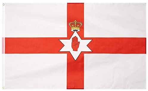 MUWO Bandera de Irlanda del Norte, 90 x 150 cm