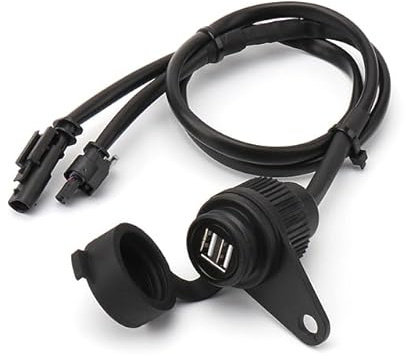 Motorrad 12V DV Für BMW R1200GS R1250GS LC ADV K1600GT GTL S1000XR R nineT R9T Dual USB Ladegerät Adapter Buchse Konverter