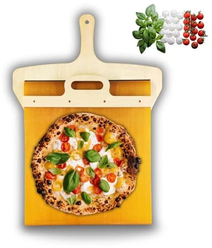 Nouvelle pelle à pizza coulissante en bois multifonctionnelle avec poignée pelle à pizza coulissante vie à la maison pelle à pizza en bois créative adaptée à la pelle à pizza au four intérieur et exté