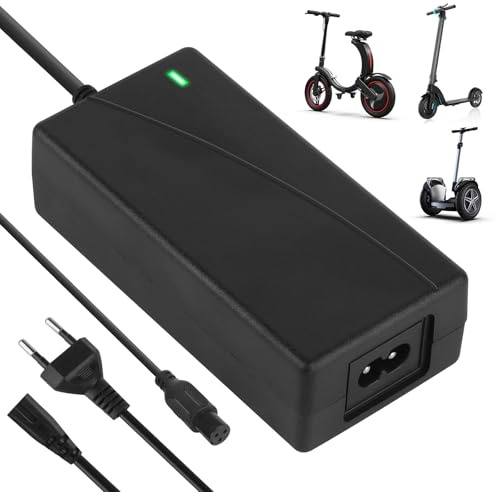 Mineup E Scooter Ladekabel, 42V 2A 3 Polig E Scooter Ladegerät,Hoverboard Ladekabel, Ladegeräte Für Scooter, AC Netzteil Fahrrad Ladegerät für 36V Akku Elektroroller E-Bike