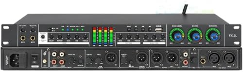 FX12L Karaoke Digital Audio Effects Prozessor, Mikrofon Sound Echo Effects System