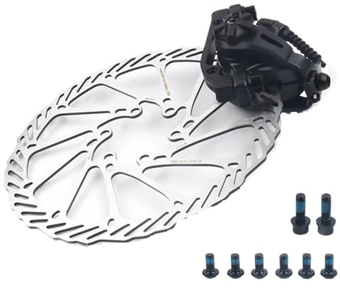 Bakre rullbromssats MTB-bromsar Mountainbike Dubbelkolvsdrift Skivbromsok Cykelbroms 160mm Rotor Cykeldelar Cykelbromstrumma bakre broms(Front Brake G3)