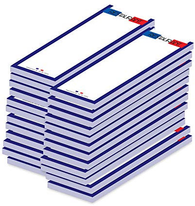 PRICARO Kellnerblock Restaurant Tricolore, 24 Stück