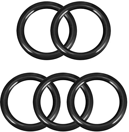 Othmro 5pcs O-Rings Seal Rubber Washer, 40mm OD 30mm ID 5mm Width, Nitrile Rubber Sealing Gasket Rings, Washers Seal & Auto Quick Repair