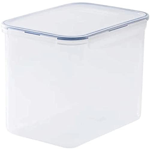 Magazzinaggio Scatola per il pane di grande capacità da 4,6 litri, portapane in plastica trasparente, contenitore per il pane con coperchio, contenitore per il pane facile da pulire Cestino del pane