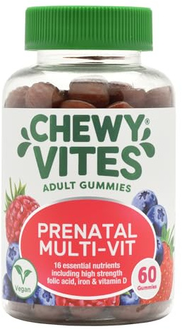Chewy Vites Women's Prenatal Multivitamin Gummies, 60 Count