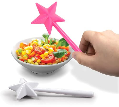 2 Pièces Salière et Poivrière, Shaker à épices Magique étoile Créative, Distributeur D'épices élégant et Mignon, pour la Cuisine de Noël D'Halloween (Trou unique)