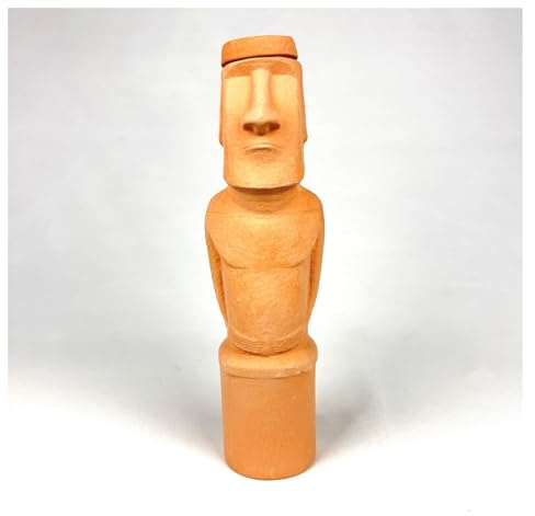 Alppos OYA Statue Moai en Terre Cuite pour arrosage des Plantes de 400 ML - olla - goute a goute