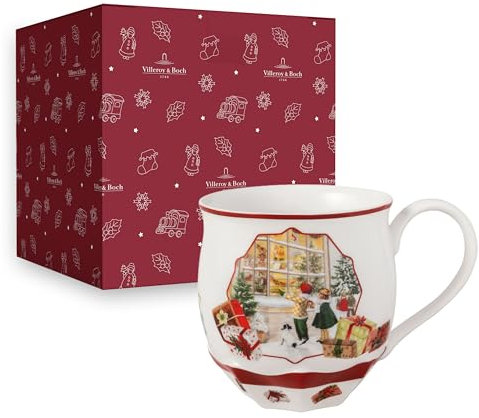 Villeroy & Boch – Toy's Fantasy Henkelbecher Weiß, Tasse, Kaffeetasse, Heißgetränkebecher Toys, Weihnachtstasse, Kaffeebecher, Wintertasse, Weihnachtsbecher, Premium Porcelain