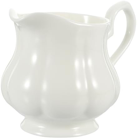 LABRIMP Piccola Brocca in Ceramica Per Salsa Facile Da Pulire Per Versare La Salsa Di Zucchero