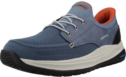 Skechers Hombre Meroe Alden Slip-In Entrenador | Casual, slip-in, ajuste relajado, espuma viscoelástica refrigerada por aire, goma Goodyear