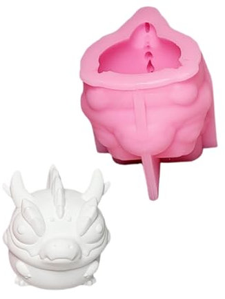 Moldes de figura de dragón 3D, moldes de silicona para decoración de yeso de resina epoxi