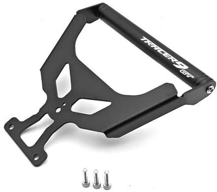 TYSMYXGS Soporte De Montaje para Teléfono De Motocicleta con Navegación GPS para Y&amaha Tracer 9GT 900GT 9/900/GT 9 900 GT Soporte De Extensión para Manillar Soporte De Navegación(Negro 3)