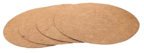 Toyvian 4pezzi Pacciame Cocco Piante Copertura Alberi Rivestimenti Vasi Vasi Disco Pacciame Cocco Design Pratico