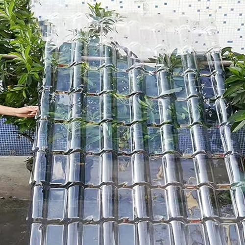 Insulated Roof Panels for Pergolas Transparent Roofing Sheets Corrugated Garden Roofs Agricultural Canopies Available in Sizes 0.6 to 1.8m Durable & Weather-Resistant
