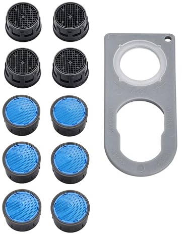 10 x M22/M24 PERLATOR® Innenteil inkl. Schlüssel ~ 15 l/min Original Perlator Wasserhahn Ersatzteil für Armaturen