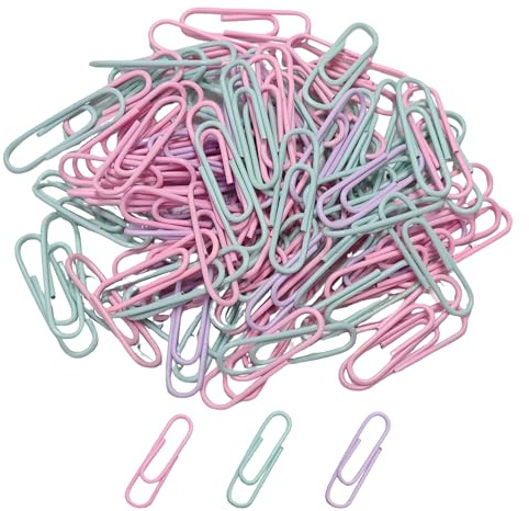 300 Pezzi Di Graffette Creative A Colori, Piccole Graffette Ovali, Penne Per Smistamento Documenti, Forniture Per Ufficio, Clip Di Fissaggio Per Carta Per Test Per Studenti.