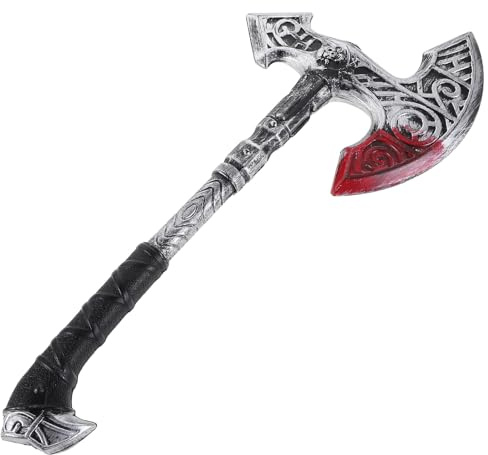 Hohopeti Vichingo da Cosplay Realistica per Costume Halloween e Feste Medievali Decorazione Leggera e Veritiera per Performance e Mascherate