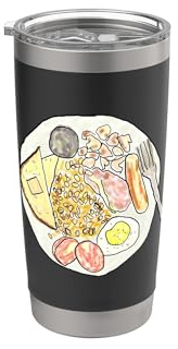 Full English Breakfast Stainless Steel Insulated Tumbler