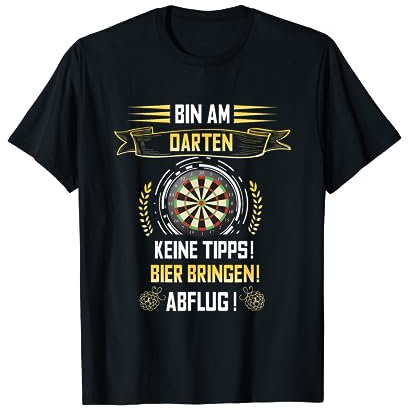 Dart Spruch Lustig Outfit 180 Für Dartspieler Kostüm Hemd T-Shirt