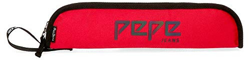 Pepe Jeans Osset Fall Flöte Rot 37x9x2 cms Polyester