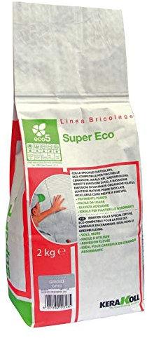 Colla Super Bio in busta da 5kg per pavimento e rivestimento grigia