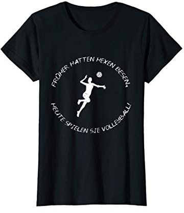 Damen Volleyball Spruch Lustig Beachvolleyball Aufschlag Trikot T-Shirt