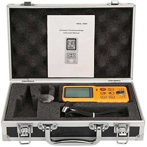strumento di misura Calibro di spessore ad ultrasuoni Sensore intelligente Sensore di spessore ad ultrasuoni di spessore del tester della sonda di misurazione della sonda di misura 1.0-300.0mm (acciai